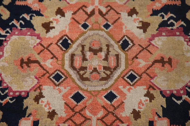 Pre-1900 Antique Russian Karabagh Vegetable Dye Handmade Long Runner Rug 4x19 ft gallery
