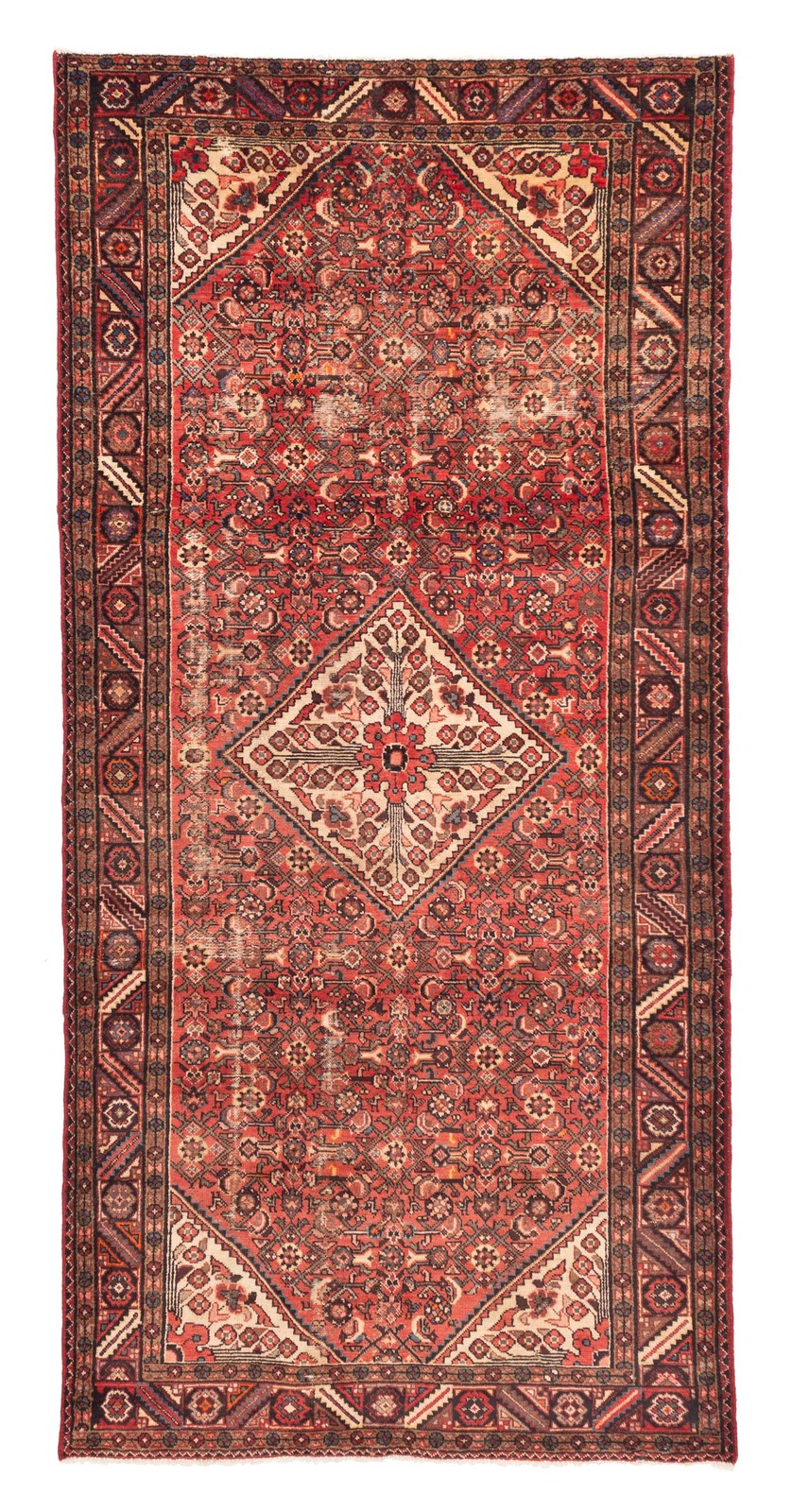 Vintage Traditional Hand-Knotted Area Rug 5'4" x 11'4" Oriental Wool Carpet gallery