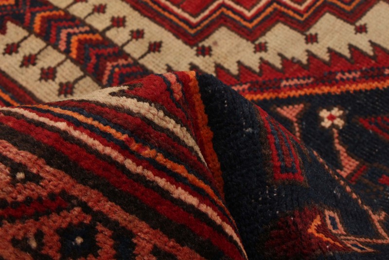 2'8" x 11'1" Vintage Hand-knotted Runner Rug Traditional Oriental Wool Carpet gallery