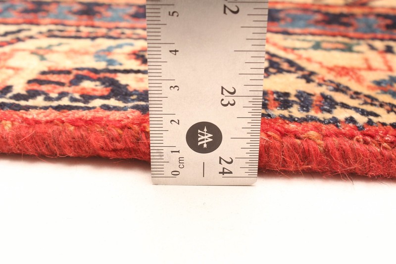 Vintage Traditional Hand-Knotted Area Rug 3'7" x 4'10" Oriental Wool Carpet gallery