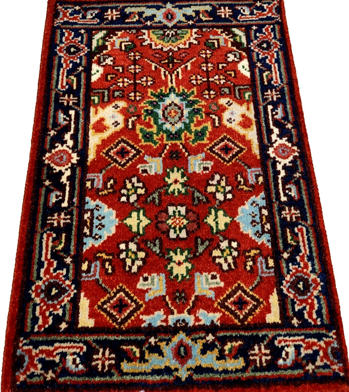 3'x2'1" ANTIQUITY NEW HAND KNOTTED CAUCASIAN KAZAK SERAPE TRIBAL WOOL RUG gallery