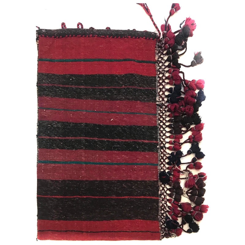 Tribal Handmade Oriental Balisht Cushion Vintage Area Wool Rug 1'8x2'11ft B35823 gallery