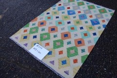 Premium Afghan Handmade Kilim Rug – Reversible, 100% Wool 149x100cm