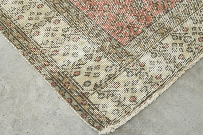 7x10 Turkish Oushak Oversize Rug Anatolian Hand-Knotted Vintage Large Carpet,712 gallery