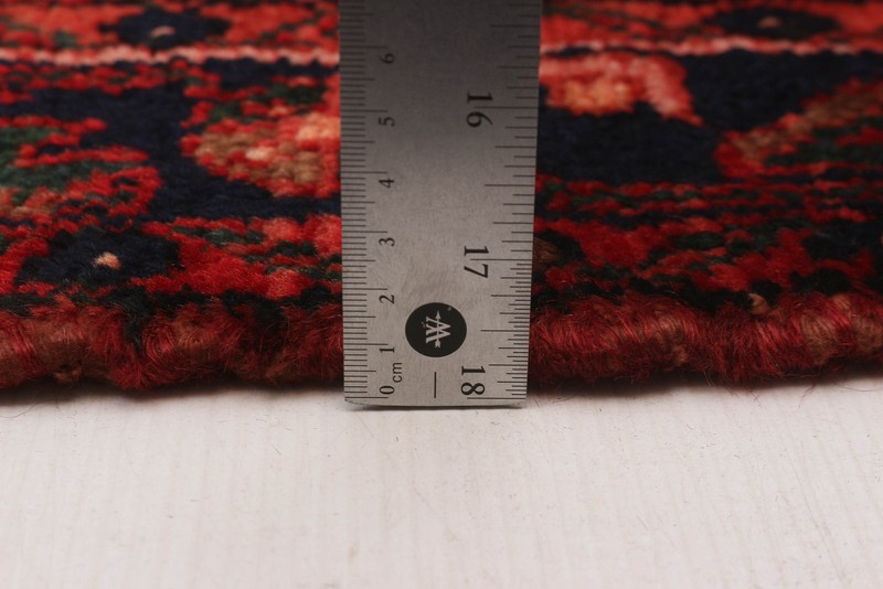 3'7" x 13'6" Vintage Hand-knotted Runner Rug Traditional Oriental Wool Carpet gallery