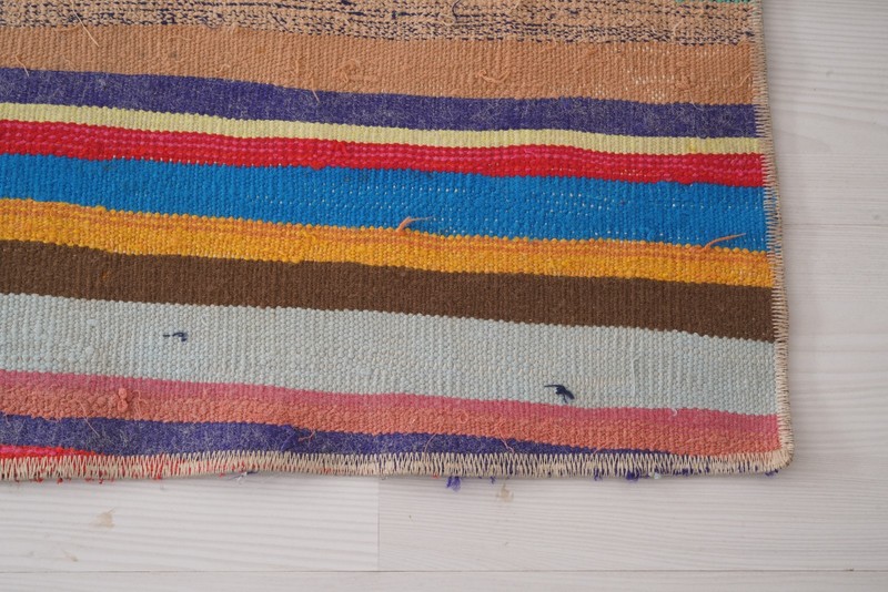 Turkish Vintage Rug 7x11 Oversize Rug Large Oushak Rug Handmade Natural Rug 811 gallery