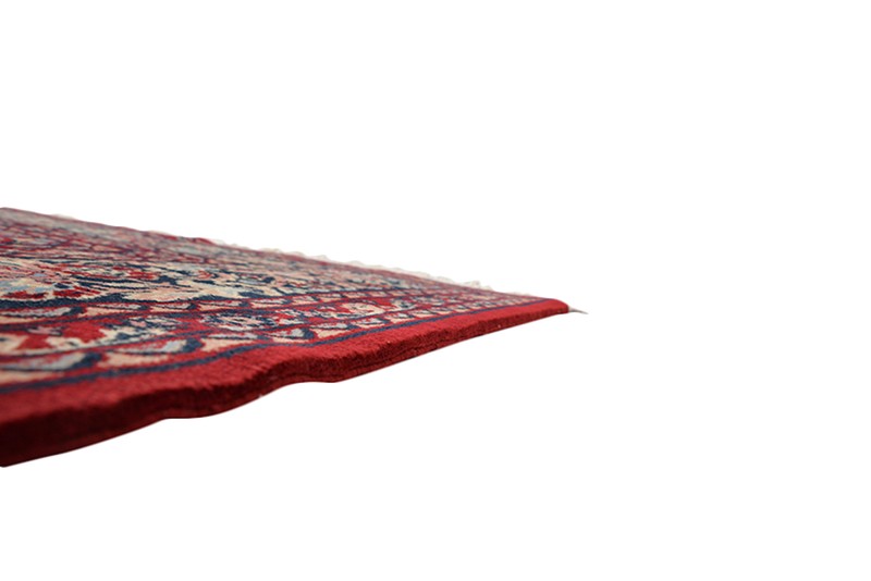 Oriental Antique Floral Turkish 5' 12" x 9' 0" Red Hand Knotted Area Rug gallery