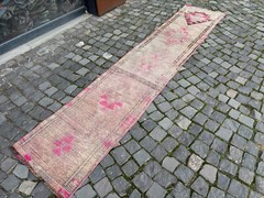 Wool rug, Bohemian rugs, Runner rug, Handmade rug, Turkish rug | 2,0 x 10,3 ft