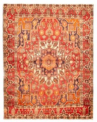 Vintage 5’4″ x 7’0″ Traditional Hand Knotted Vegetable Dye Wool Area Rug
