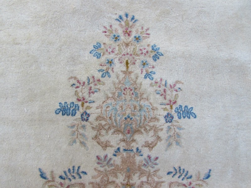 Vintage Hand Made Traditional Oriental Wool White Oversize Carpet 490x325cm gallery