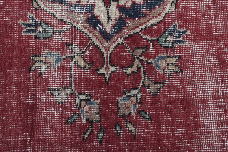 Oushak Runner Rugs Turkish Hand-Knotted Hallway Carpet Vintage Rug 2x9 ft 715 gallery