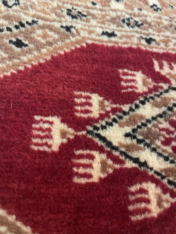 Vintage Small Wool Tribal Motifs Rug. gallery