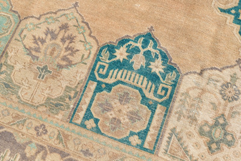 Turkish Rug 115''x143'' Vintage Light Muted Color Rug Oushak Rug 295x365cm 9x11 gallery