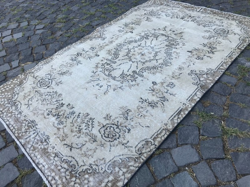 Handmade Rug Turkish Area Rug Vintage Rug Oushak Rug Antique Rug Bohemian Rug gallery