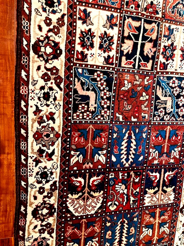 Exquisite 1960's Authentic Vintage Mint Hand Made Knotted Runner 11' x 3' ft gallery