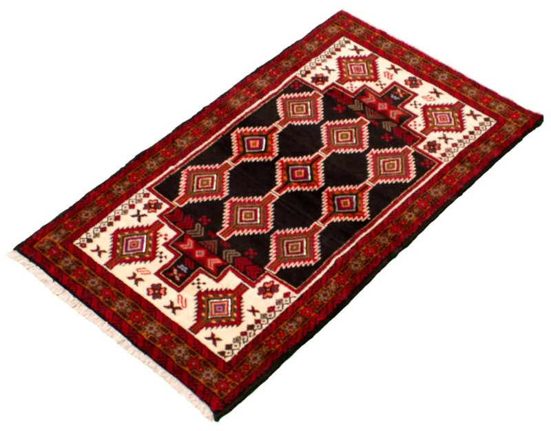 Vintage Traditional Hand-Knotted Area Rug 3'4" x 6'2" Oriental Wool Carpet gallery