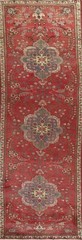 Floral Vintage Traditional Hand-made 13 ft Runner Rug Hallway Wool Carpet 3×13