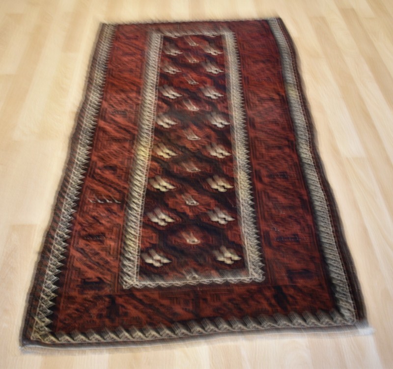 1890's Antique Turkoman Tekke Yamud Handmade Rug Rare Caucasian 4 Ft x 6ft gallery