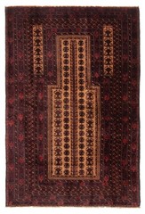 Traditional Vintage Hand-Knotted Area Rug 2’11” x 4’5″ Oriental Wool Carpet