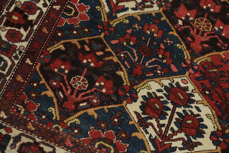 Antique Garden Design Vegetable Dye Traditional Rug 5x6 ft Hand-knotted Wool gallery