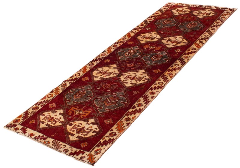 Vintage Hand-Knotted Area Rug 4'1" x 12'0" Traditional Oriental Wool Carpet gallery