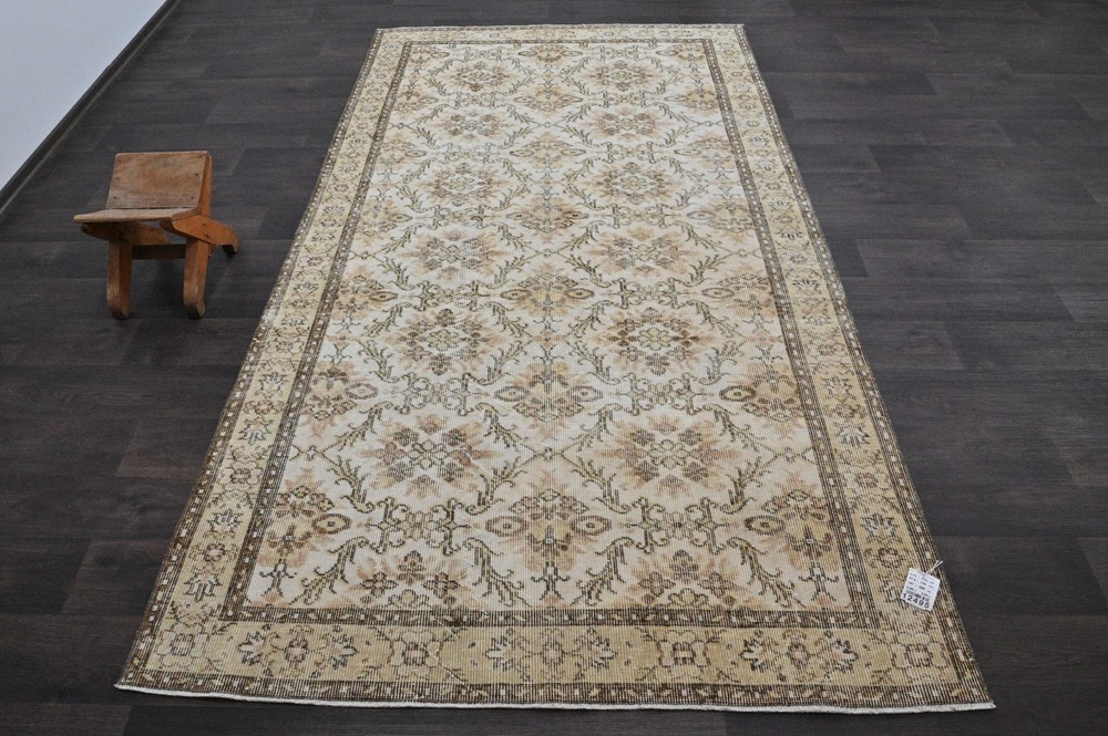Oushak Turkish Vintage Rug 5x9 Kilim Rug Anatolian Handmade Boho Decor BEIGE