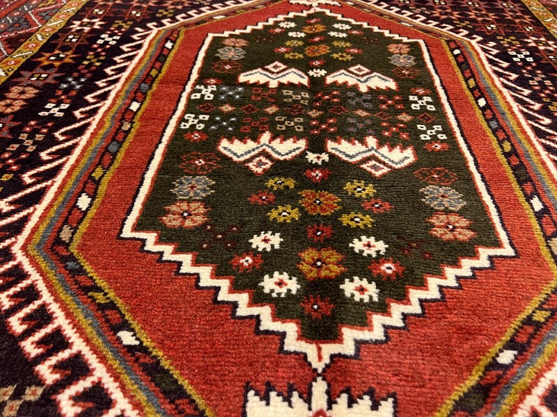 COLLECTRS' ITEM Antique Tribal Natural Vegetable Dye Caucasian Kazak Carpet gallery