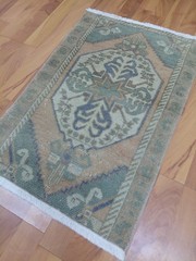 Handmade Botanic Aztec Rug Antique Natural Wool Rug Decor Rug Free Ship Rug