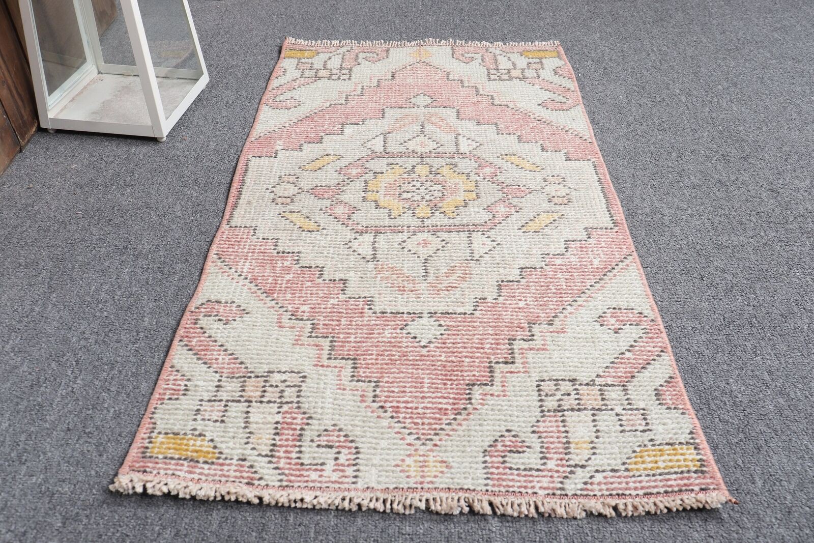Turkish Rug, Oushak Rug, Vintage Rugs, Kitchen Rugs, 1.5x2.7 ft Small Rug gallery