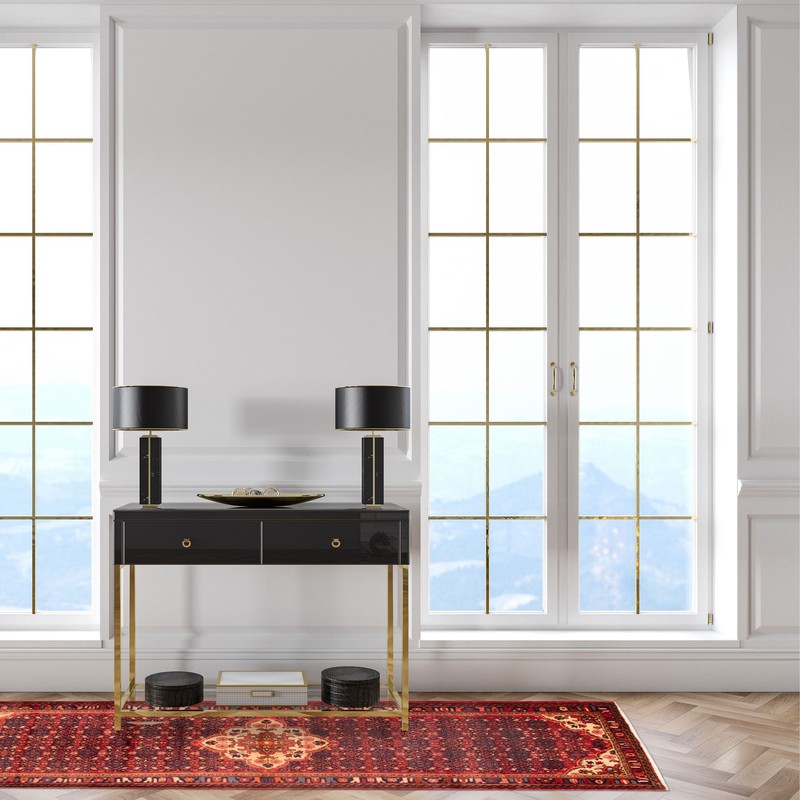 Vintage Hand-knotted Runner Rug 3'9" x 10'11" Traditional Oriental Wool Carpet gallery