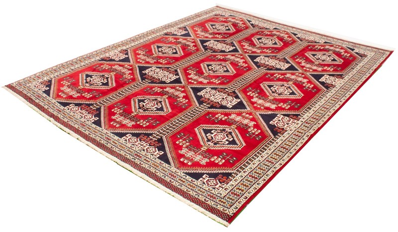 Vintage Hand-Knotted Area Rug 9'10" x 12'6" Traditional Oriental Wool Carpet gallery