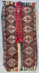 Antique Yörük Tribal Dowry Bag Front from Turkey – 86 cm x 157 cm