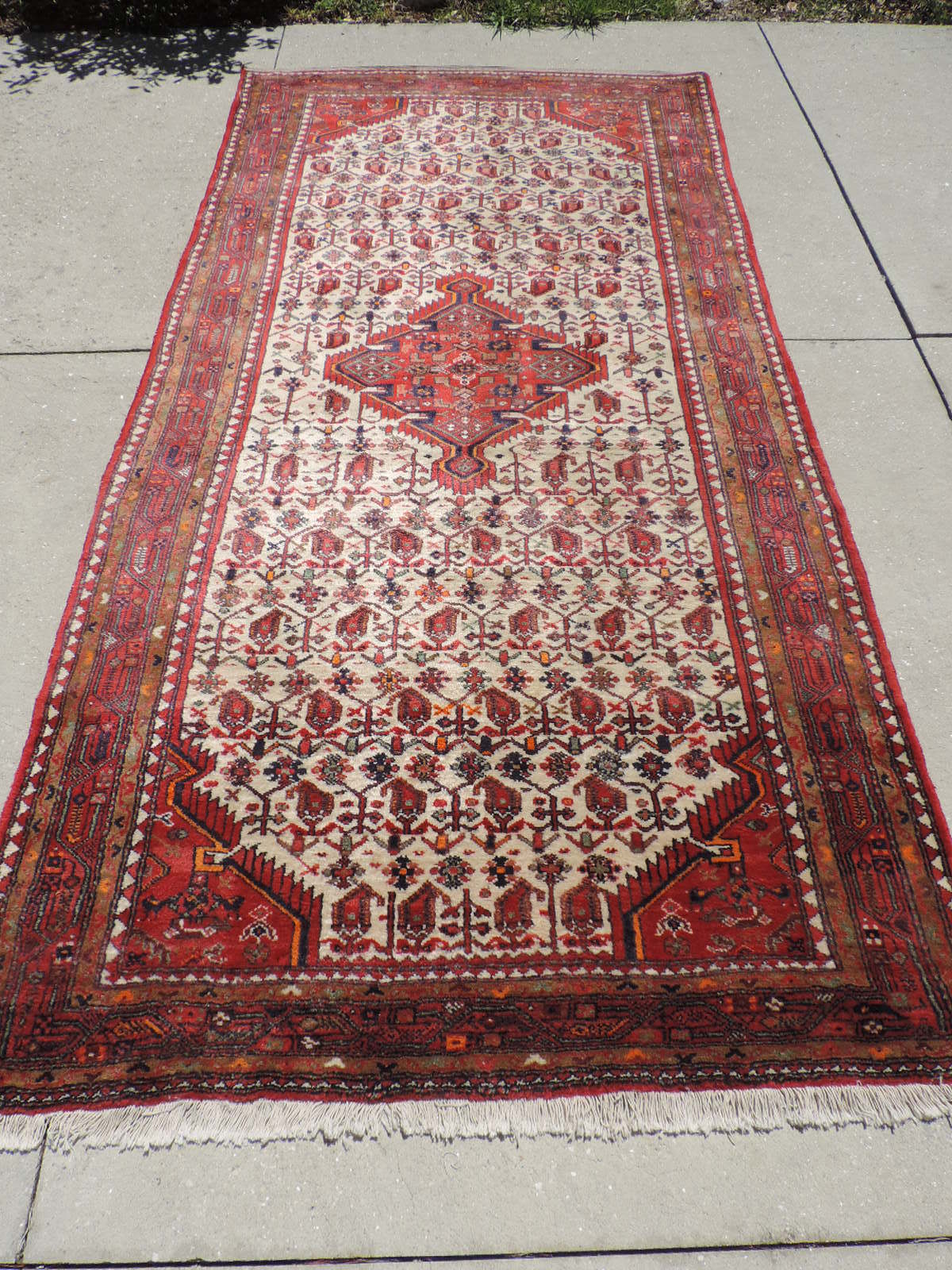 5x10ft. Vintage Hamedan Malayer Wool Runner gallery