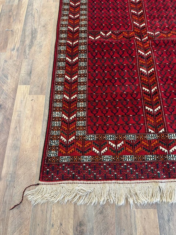 Vintage Turkmen Rug 50x84" | 50+ Yrs Old | MINT Unused | $90K Value | Hand-Knott gallery