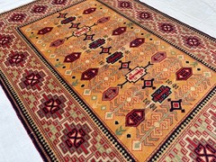 COLLECTORS’ ITEM Antique Stunning Natural Vegetable Dye Fine Quality Shirvan Rug