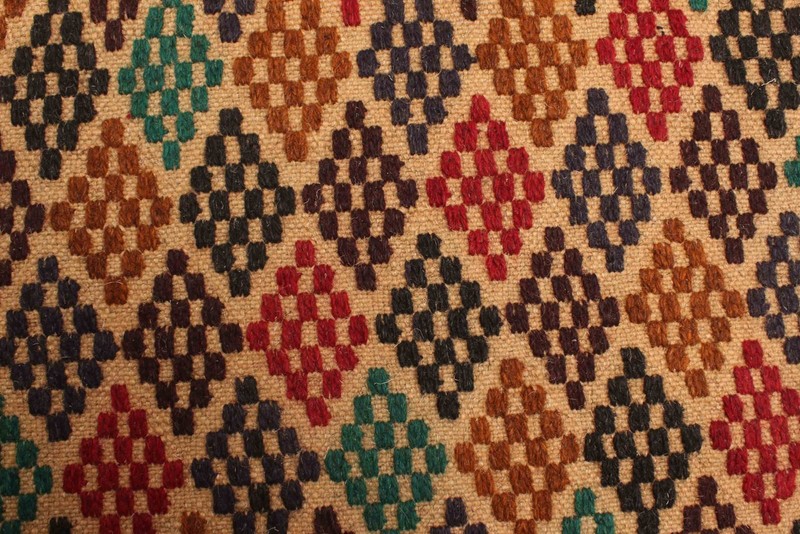 Vintage Hand Woven Area Rug 3'11" x 6'4" Traditional Wool Oriental Carpet gallery