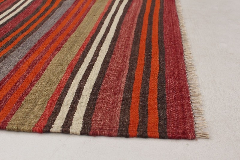 Vintage Hand Woven Area Rug 4'8" x 11'1" Traditional Wool Oriental Carpet gallery
