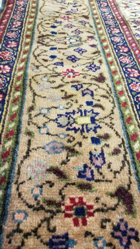 Vintage 1960-1970s Floral Turkish Bunyan Rug 6'2" × 8'3'' gallery