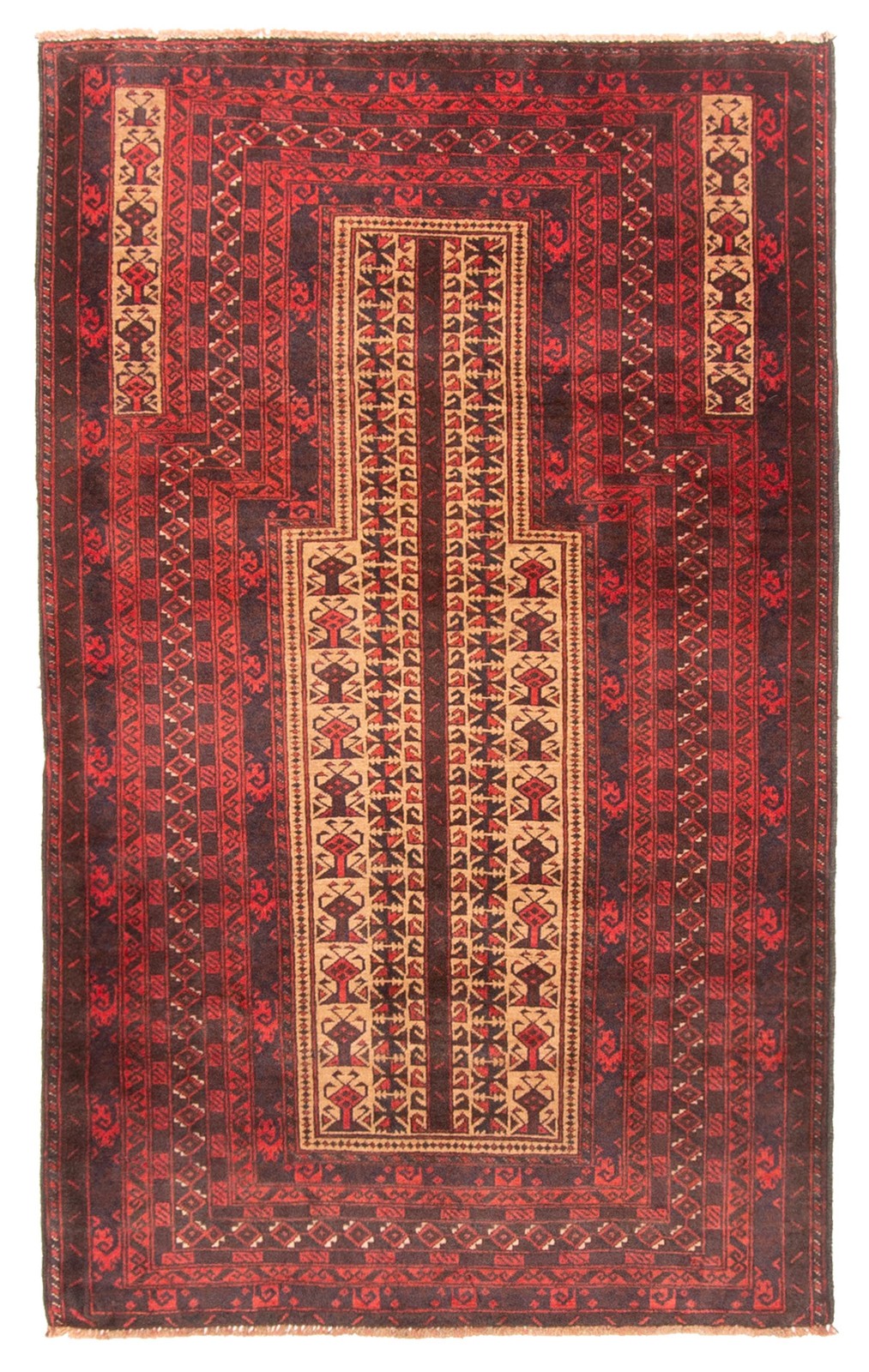 Traditional Vintage Hand-Knotted Oriental Carpet 2'11" x 4'8" Wool Area Rug gallery