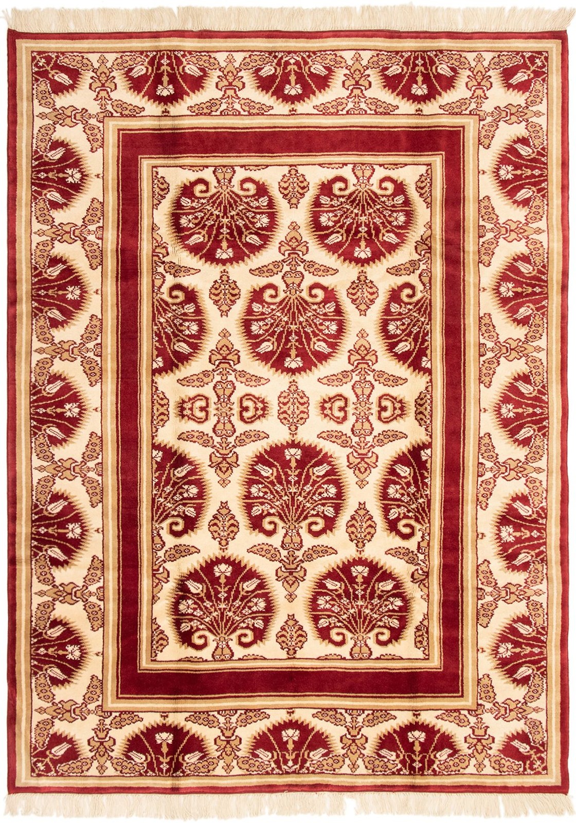 Traditional Vintage Hand-Knotted Area Rug 7'1" x 9'4" Oriental Wool Carpet gallery