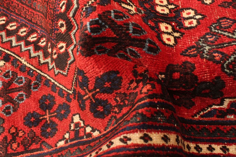 Vintage Traditional Hand-Knotted Area Rug 4'3" x 6'4" Oriental Wool Carpet gallery