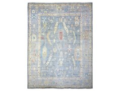12’0″ x 16’0″ Gray, Natural Dyes, Organic Wool, Hand Knotted, Angora Oushak Rug