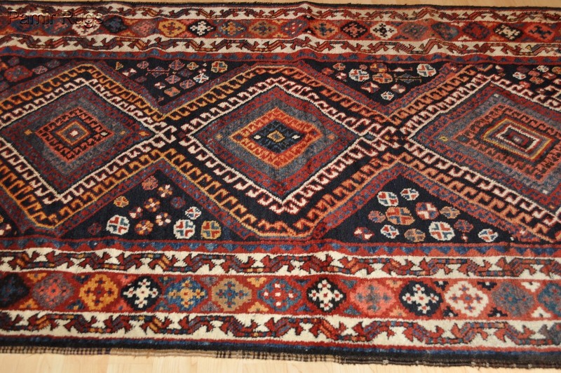 4'x8' Antique Kurdish Caucasian Lori Design circa 1890's tribal matches Heriz gallery