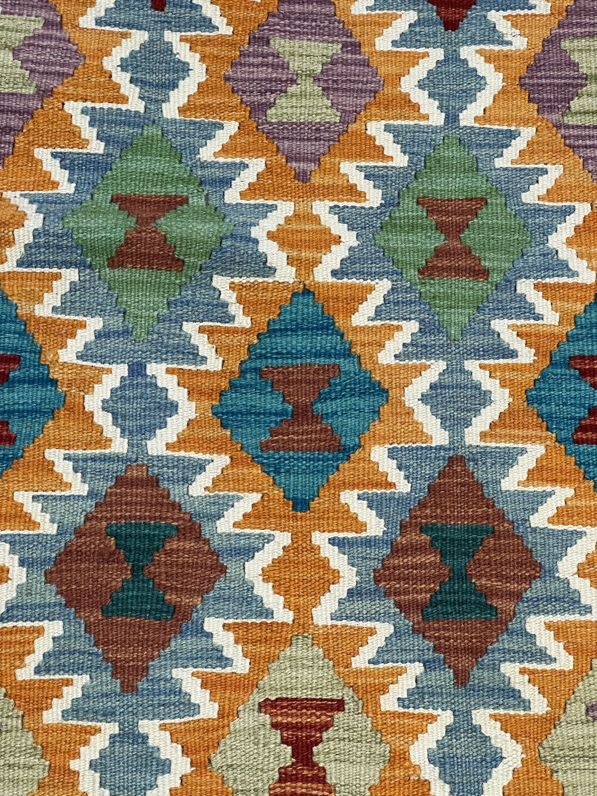 Vintage Kilim Traditional Hand Made Oriental Wool Kilim 5ftx3.2ft 155cmx105cm gallery