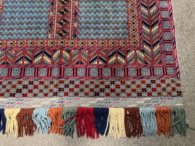 Fine Antique Turkmen Bukhara Rug 4x6 Afghan Hand Knotted Vintage Oriental Carpet gallery
