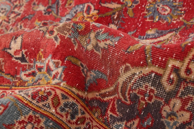 Vintage Hand-Knotted Area Rug 7'9" x 12'8" Traditional Oriental Wool Carpet gallery