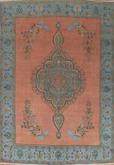 Vintage Traditional Overdyed Evenly Low Pile Area Rug 9×12 Handmade Wool Carpet