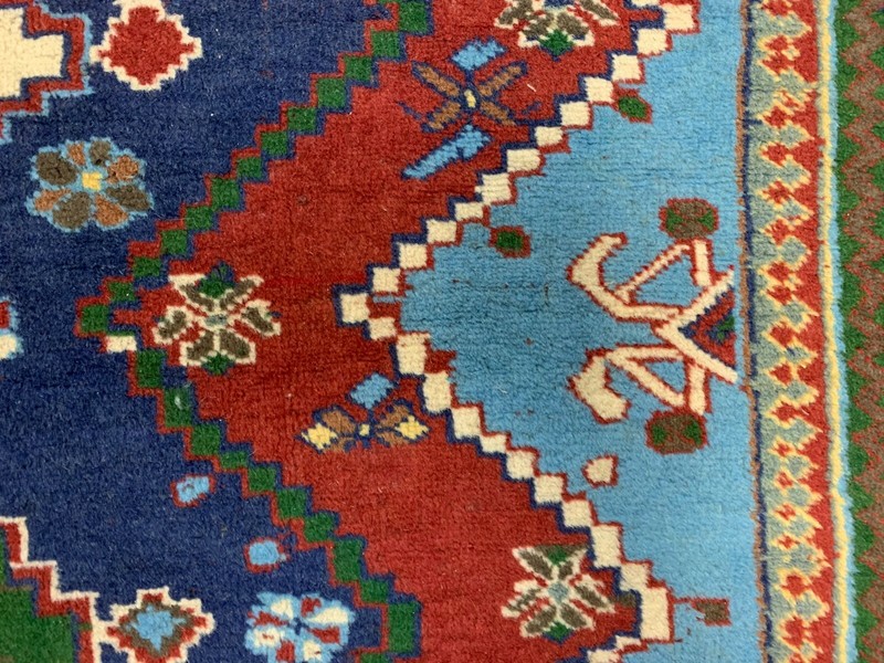 Original Shirvan Kazak Rug 310x210 cm Vintage, Blue, Red gallery