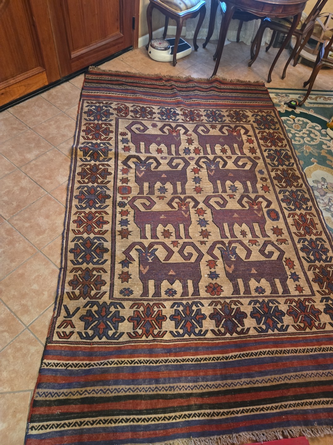 Pakistani Rug Afghan Chobi Soumak Wool Rug 9 Ft 5 In 5ft 10 In No Tarrif Kilim gallery