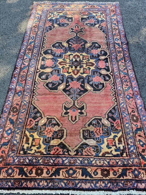 3.3 x 6.4 ANTIQUE KAZAK VINTAGE HERIZ RUG CAUCASIAN SERAPI OUSHAK KAZAK SHIRVAN gallery